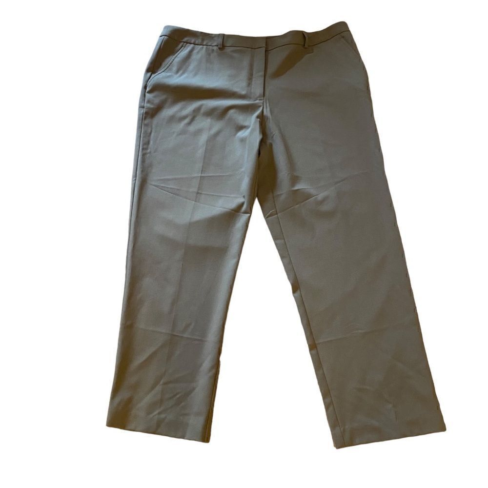 George Slim Ankle Length Pants Sz 16 NWOT Camel